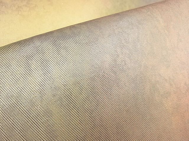 平和屋着物◎六通柄袋帯　霞文　金彩　引箔　逸品　BAAH8432fk