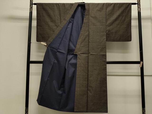 平和屋着物●男性　本場大島紬　アンサンブル　吉祥文　正絹　逸品　CAAS0265th