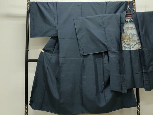 平和屋着物●男性 本場大島紬 アンサンブル 吉祥文 正絹 逸品 CAAS0280th 平和屋着物●男性 本場大島紬 アンサンブル 吉祥文 正絹 逸品 CAAS0280th