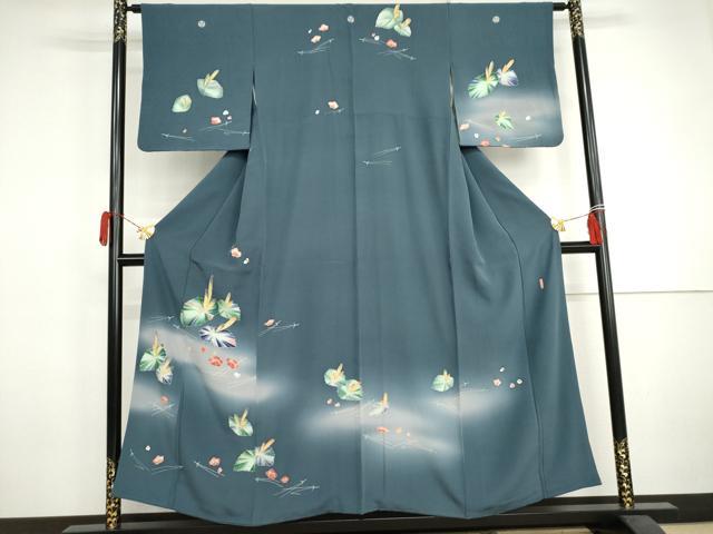 Rakuten - 平和屋着物●本加賀友禅作家　柿本市郎　訪問着　梅松文　暈し染め　正絹　逸品　AABJ3170cs
