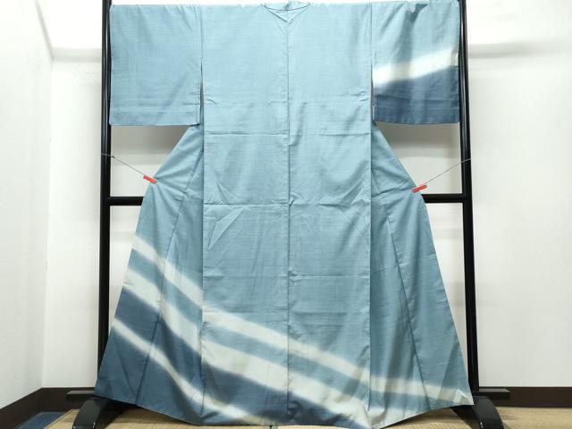 平和屋着物●訪問着 斜線文 正絹 逸品 CAAR8178vf