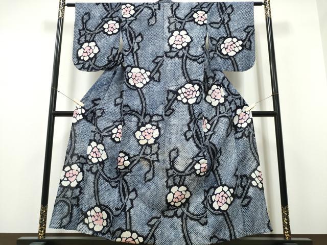 平和屋着物∴夏物 浴衣 有松鳴海絞り 枝薔薇 綿 逸品 CABH1295ng heiwaya-11188639 平和屋 サンプル画像2