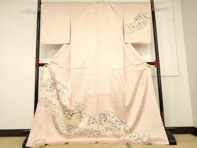 ■■■　サイズ　■■■ 身丈 173cm（肩から） 裄丈 68cm 袖丈 54cm　縫込み 7cm 袖幅 34cm 前幅 25cm 後幅 31cm 着物縫いこみ 内揚げ 0cm 裄 お袖側 約1cm　身頃側 約1cm ■■■　商品詳細　■■...