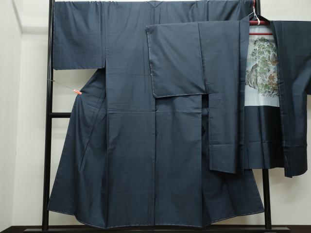 平和屋着物●男性 本場大島紬 アンサンブル 120亀甲 総詰め 正絹 逸品 CAAR8220vf