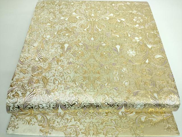 平和屋本店■極上 太鼓柄袋帯 洋花文 金彩 逸品 DZAA5323kh5