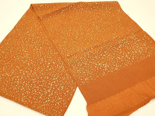 ■■■　商品詳細　■■■ 状態は参考画像のように箔剥がれがございます。 大変上質な逸品になります。 お安く出品致しますので、是非この機会にいかがでしょうか？ ■■■　注意事項　■■■ ■モニター発色の具合により色合いが異なる場合がございます。 ■寸法は多少の誤差が生じる場合がございますのでご了承ください。 ■縫込みの長さが左右非対称の場合は短い部分を記載しております。 左右非対称であってもご返品・お値引き等の保証は出来かねますので、ご了承の上ご購入をお願い致します。 ■シミ等のチェックには注意を払っておりますが、見落としがある場合もございますし、個人の見解も様々ですので神経質な方のご購入はお控えください。 ■箪笥に入っておりました着物や帯なので畳みシワや匂いがあるものもございます。 ■お休みは基本的に土日祝となりますが、その他臨時でお休みする場合がございますのでご了承ください。 ■商品の発送は平日のみの発送となります。 ■夜間と土曜、日曜日はお問い合わせの回答が遅れる場合がございます。 ■当店では、お直し、紋入れ、お手入れ等は承っておりません。 ■生地の状態（ヤケ、経年劣化等）によってはサイズ直しが出来ない場合がございます。 その点もどうかご了承のうえ、ご購入をお願いいたします。 ■弊社で取り扱う商品は一点ものにつき、時期や在庫状況に応じて金額が変更となる場合がございます。 ■検針は行っておりません。予めご了承いただきますようお願いいたします。 ■【洗える着物】と記載のある商品におきましては、商品お届け後に洗濯を行ってしまってからのご返品にはご対応しかねます。 念の為、専門店でのお手入れをお願いいたします。 ■着物のサイズ目安は下記を参考ください↓ ＜女性着物＞　お端折り次第で＋5cm　−1cmが着用可能サイズ 　例）身丈170cmの場合、身長160cm〜175cm ＜男性着物＞　身丈＋約25cm〜27cm程が適応身長 　例）身丈155cmの場合、身長180〜182cm