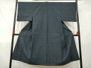 平和屋着物■男性 紬 十字 正絹 逸品 AAAS3722cs
