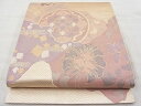 平和屋着物◎六通柄袋帯 道長更紗花文 金糸 逸品 BAAI1153sa