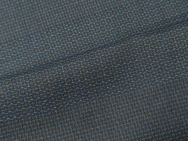 平和屋着物■上質な紬 120亀甲 正絹 逸品 CABF5752oy