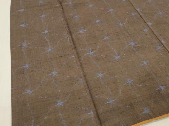 平和屋着物■上質な紬　抽象文様　正絹　逸品　DABC8043cm