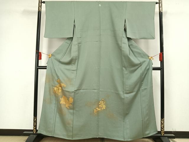 平和屋着物▽豪華色留袖　単衣　唐獅子　暈し染め　金彩　正絹　逸品　AAAW7587fy