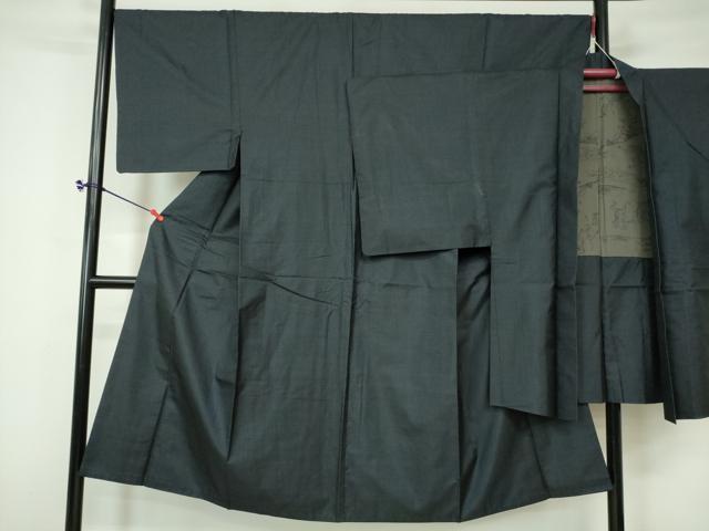 平和屋着物■男性 本場大島紬 アンサンブル 長羽織 80亀甲 総詰め 正絹 逸品 DAAO7529cm