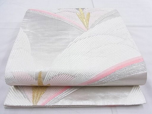 平和屋着物◎六通柄袋帯 唐織 若松葉 金銀糸 逸品 BAAG3276xa 平和屋着物◎六通柄袋帯 唐織 若松葉 金銀糸 逸品 BAAG3276xa