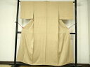 平和屋着物■訪問着 絞り 菱地紋 蜂蜜色 正絹 逸品 DAAO7932cm