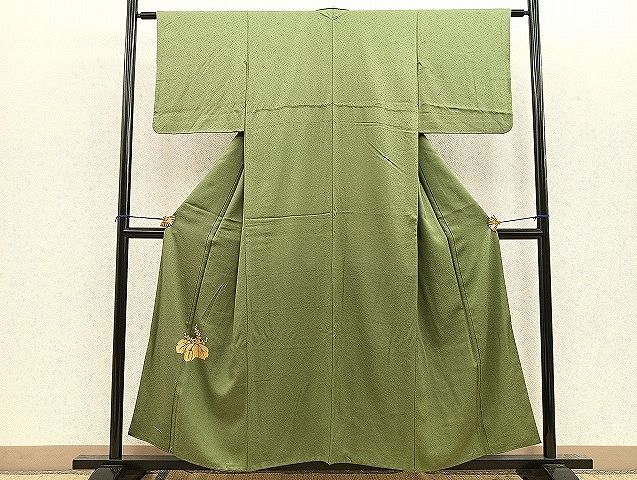 平和屋着物■付下げ 桐 金彩 逸品 BAAJ6617xi