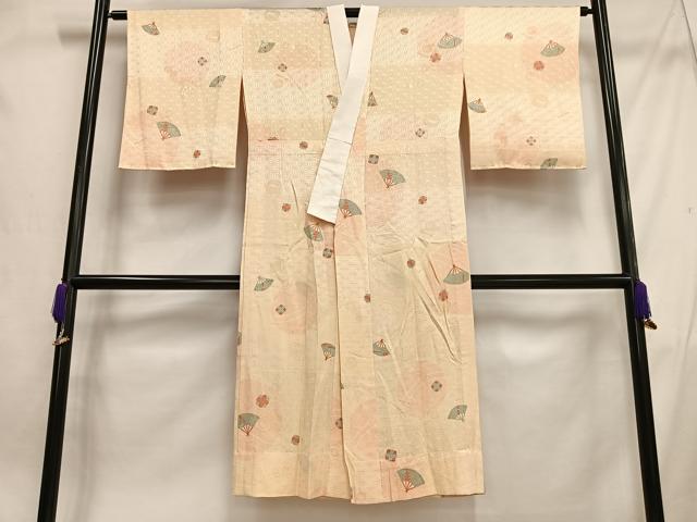 乐天商城 - 平和屋着物■長襦袢　無双仕立て　扇文　正絹　逸品　AABE3281oa