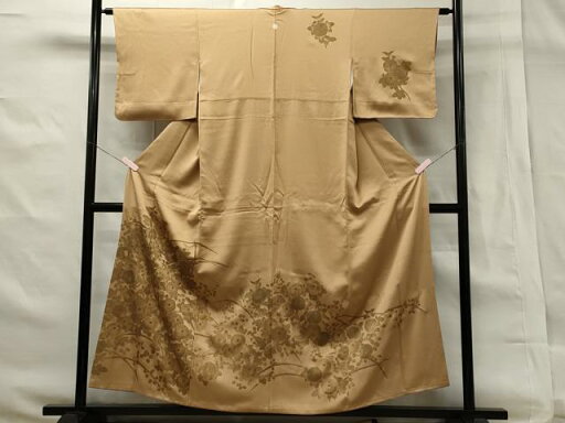 平和屋着物■訪問着 枝菊文 金彩 正絹 逸品 CAAK1954oy 平和屋着物■訪問着 枝菊文 金彩 正絹 逸品 CAAK1954oy