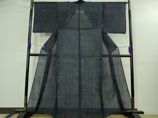 平和屋本店＊極上 夏物 重要無形文化財 本場宮古上布 苧麻 松竹梅 逸品 DZAB3264kh6