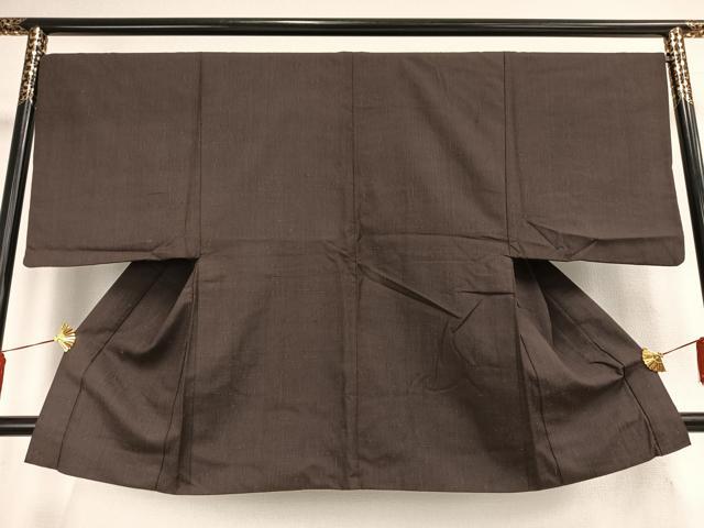 平和屋着物●男性　羽織　色無地　紅消鼠色　正絹　逸品　AAAR2783oa