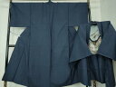 平和屋着物●男性 本場大島紬 アンサンブル キングサイズ 80亀甲 総詰め 正絹 逸品 未使用 DAAS3732ps