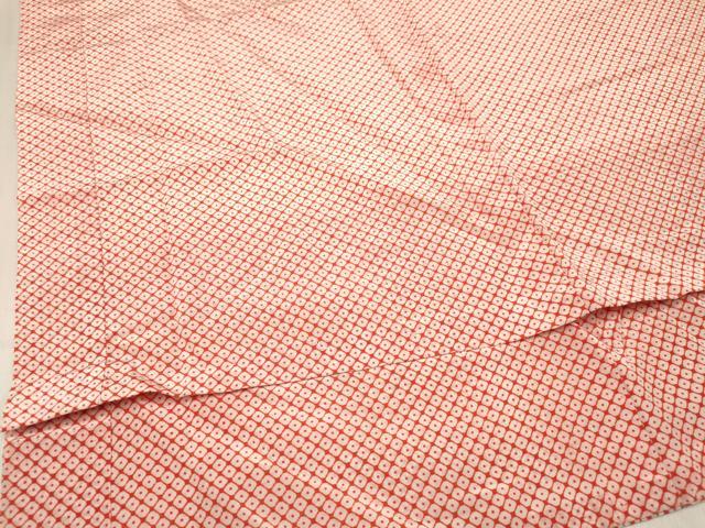 平和屋着物[]女の子　子供　長襦袢　無双仕立て　鹿の子文様　半衿刺繍　洗える着物　DABC5253ma