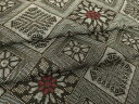 平和屋着物●本場大島紬 龍郷絣 花菱文 正絹 逸品 DAAS3768ps