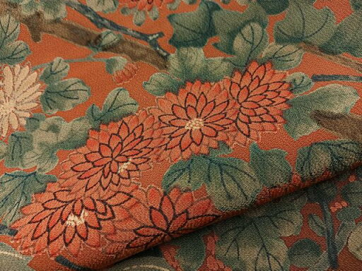 平和屋着物■上質な小紋 草花文 暈し染め 正絹 逸品 BAAS0560sa 平和屋着物■上質な小紋 草花文 暈し染め 正絹 逸品 BAAS0560sa