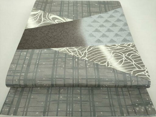平和屋着物●太鼓柄袋帯 切嵌 鱗花文 正絹 逸品 DAAS3214ps 平和屋着物●太鼓柄袋帯 切嵌 鱗花文 正絹 逸品 DAAS3214ps