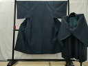 平和屋着物■男性 本場大島紬 アンサンブル 80亀甲 正絹 逸品 AAAT9703sw