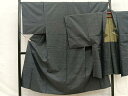 平和屋着物■男性 本場大島紬 アンサンブル 絣文様 正絹 逸品 BAAS6685me