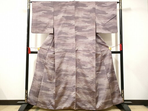 平和屋着物■上質な紬 霞文 正絹 逸品 AAAL9471ta 平和屋着物■上質な紬 霞文 正絹 逸品 AAAL9471ta