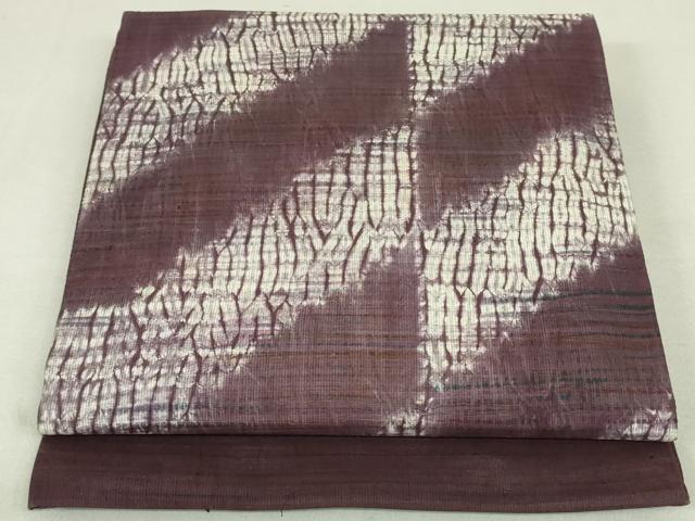 ■■■　サイズ　■■■ 長さ 450cm 幅 30.5cm程 ■■■　商品詳細　■■■ 【正絹】 状態は接写画像のように 手先に汚れと破れがございますが その他特に目立ったシミ汚れなどもなく大変良い状態です。 着用時には見えない部分になるか...