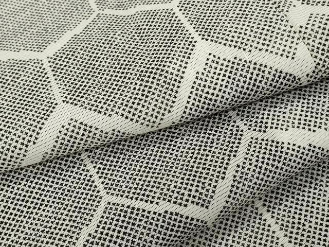 平和屋着物＊夏物　小紋　絽　亀甲繋ぎ　洗える着物　CAAT1916ev(4)