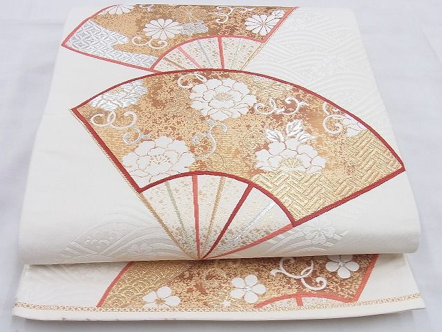 平和屋着物◎六通柄袋帯　唐織　金彩古典錦　金銀糸　逸品　BAAG6524xa