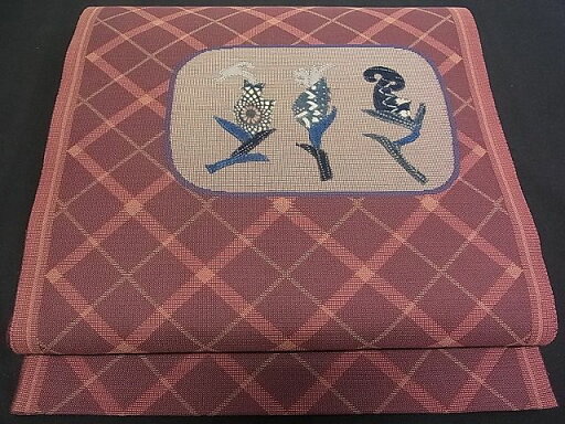 平和屋着物■六通太鼓柄袋帯 パッチワーク 成物 逸品 pn2813 平和屋着物■六通太鼓柄袋帯 パッチワーク 成物 逸品 pn2813