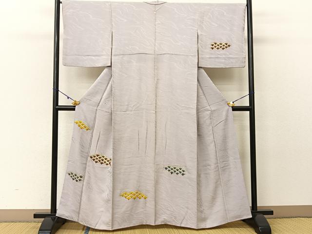 ■■■　サイズ　■■■ 身丈 162cm（肩から） 裄丈 66.5cm 袖丈 49cm　縫込み 3cm 袖幅 34.5cm 前幅 24.5cm 後幅 30cm 着物縫いこみ 内揚げ 4.5cm 裄 お袖側 約1.5cm　身頃側 約3cm ■...