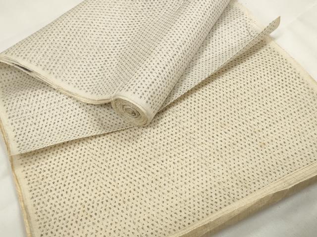 平和屋着物＊夏物　上布　反物　着尺　吉祥文　麻　逸品　未使用　DAAW8086zzz