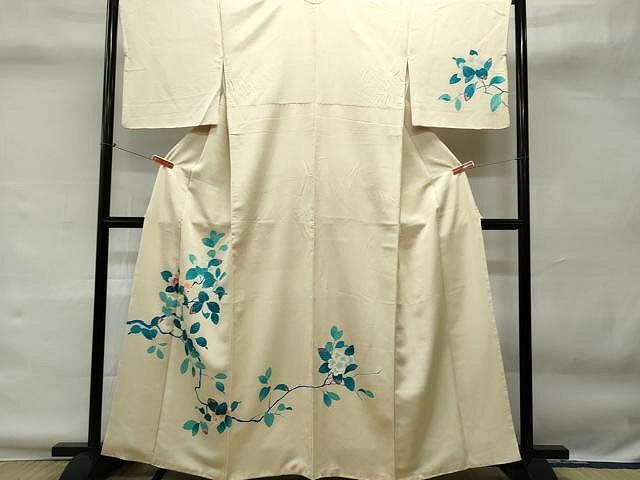 平和屋着物■訪問着 枝花文 正絹 逸品 CAAJ5117yk