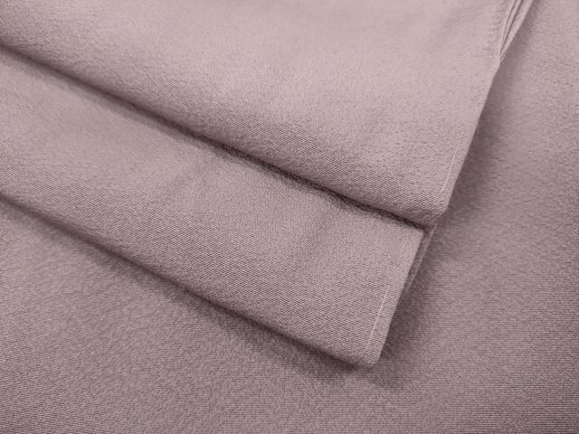 Kimono - 平和屋着物●上質な色無地　梅鼠色　正絹　逸品　DAAV3371du