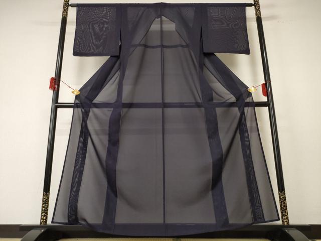 Rakuten - 平和屋着物＊夏物　色無地　絽　黒紅色　正絹　逸品　AABF1621jd