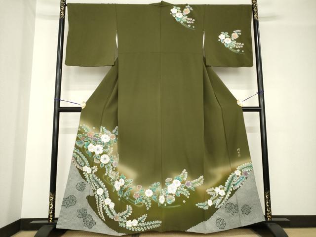 【未使用品】訪問着　藤本隆士　螺鈿入り　金彩友禅 コメ兵｜【未使用品】訪問着 藤本隆士 螺鈿入り 金彩友禅｜フジモト