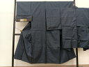 平和屋着物●男性 本場大島紬 アンサンブル 100亀甲 証紙付き 正絹 逸品 BAAO8793fw