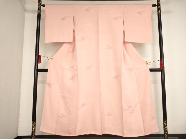 平和屋着物■上質な小紋 雲取り地紋 虹色 正絹 逸品 AAAN7828bw