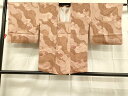 平和屋着物■道行コート 地紋起こし 花唐草文 正絹 逸品 DAAK9327cm
