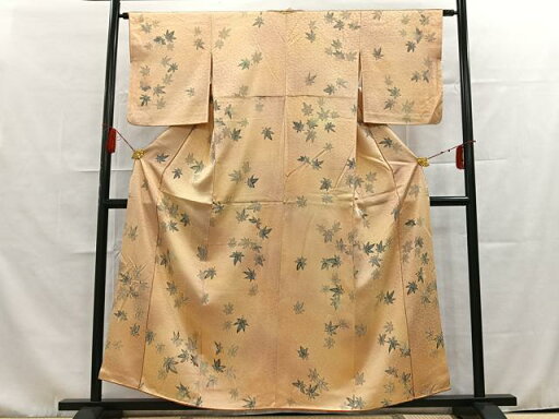 平和屋着物■上質な小紋 手描き 舞葉文 正絹 逸品 AAAO7005ip 平和屋着物■上質な小紋 手描き 舞葉文 正絹 逸品 AAAO7005ip