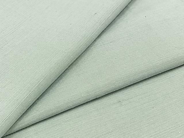 乐天商城 - 平和屋着物▽本場結城紬　重要無形文化財　単衣　秘色色　正絹　逸品　AABB5225jh