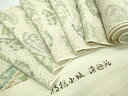 平和屋着物▼小紋 反物 扇面文 丹後ちりめん 着尺 逸品 未使用 CAAU4865th