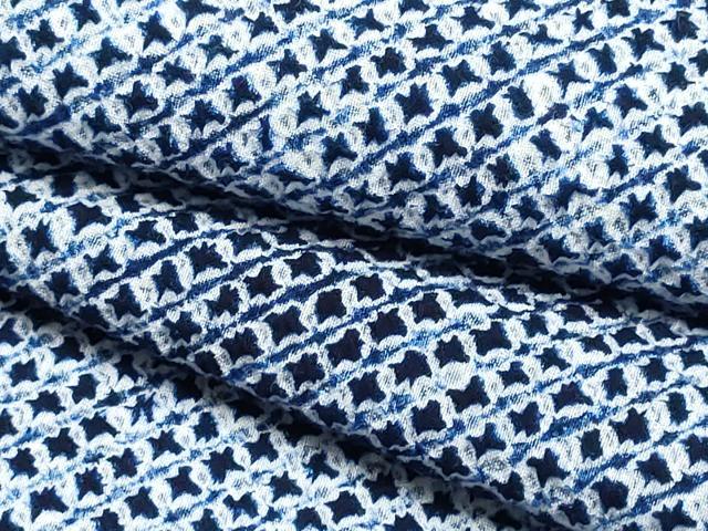 平和屋着物∴夏物　男性　浴衣　有松鳴海絞り　三浦絞り　綿　逸品　CABK5228ng