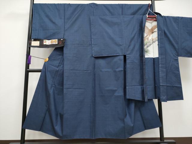 平和屋着物■極上　男性　本場大島紬　アンサンブル　100亀甲　総詰め　日高洋一作　証紙付き　逸品　未使用　CYAA3307s5