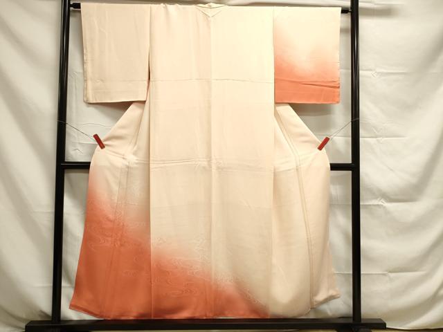 平和屋着物■訪問着 流水地紋 暈し染め 正絹 逸品 DAAO8269op